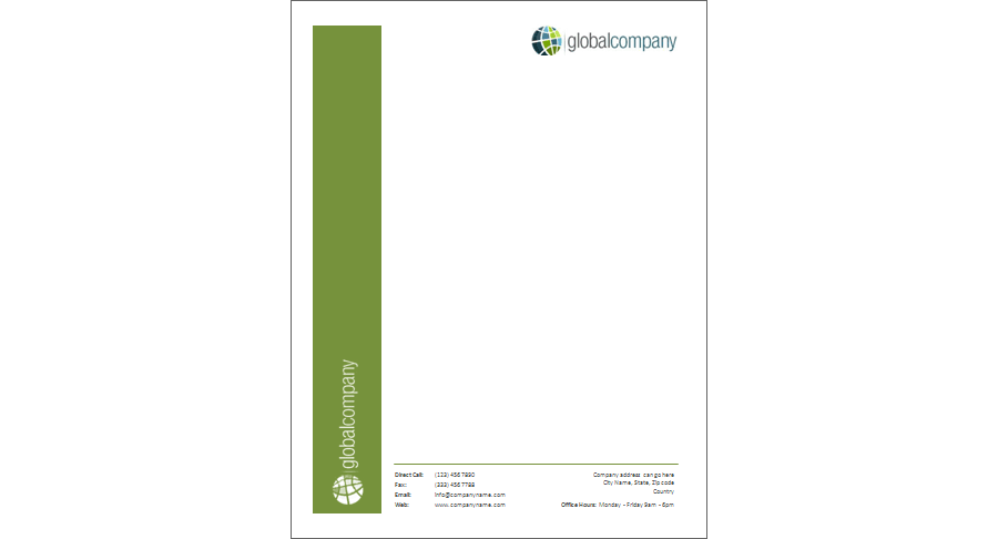 Download Business Letterhead Template