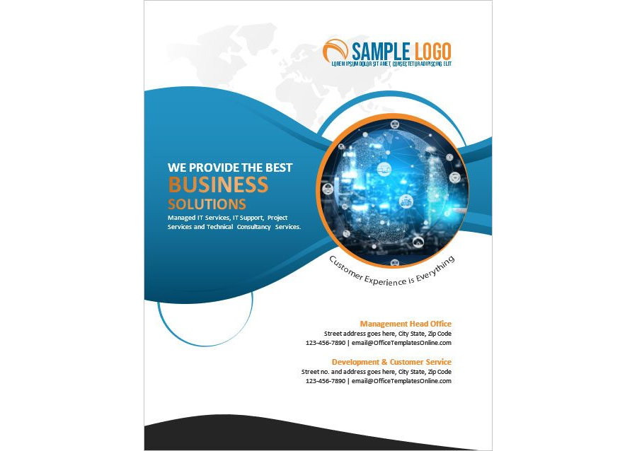 Download Printable Booklet for IT Company Created in MS Word