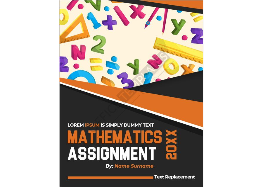 Cover Page Design for Mathematics Assignments&nbsp;