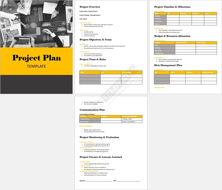 Project Plan Template
