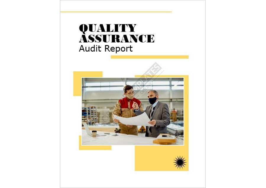 Quality Assurance Audit Report Template