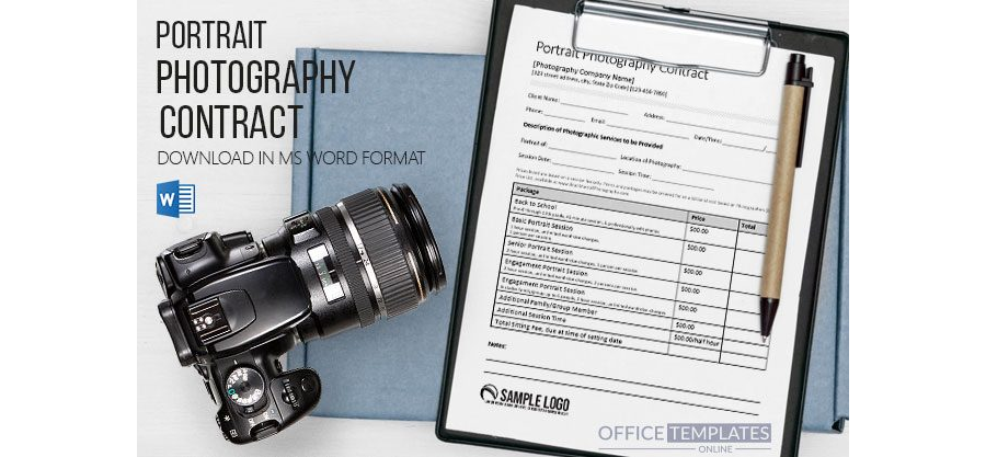 Portrait Photography Contract Template