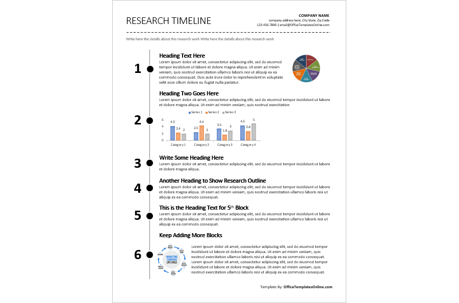 Research Timeline Template