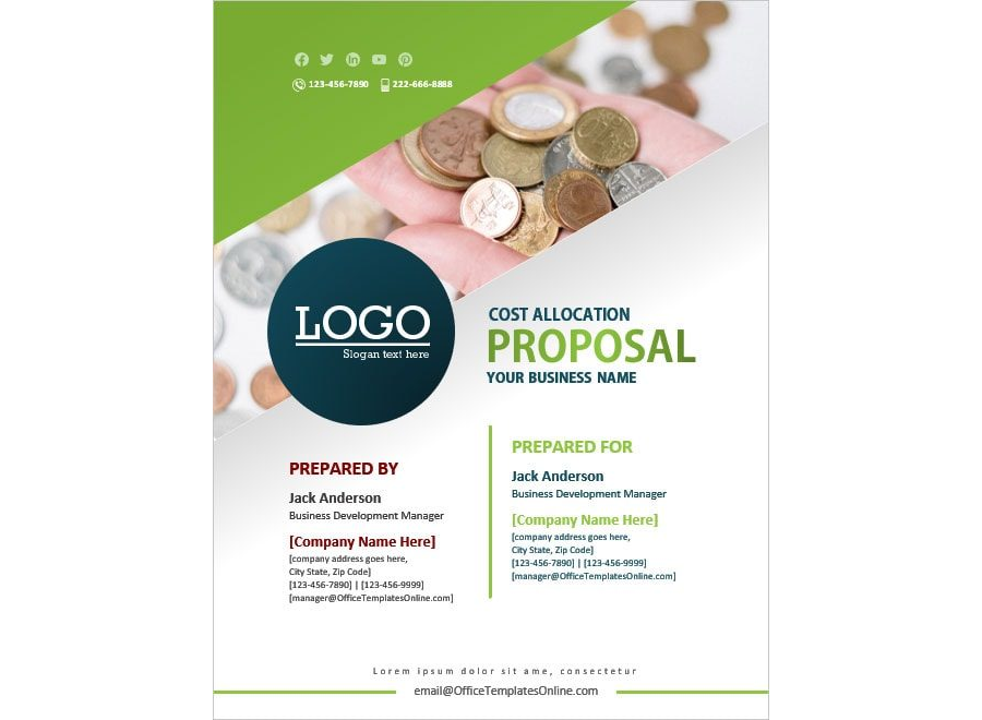 Download Cost Allocation Proposal Template