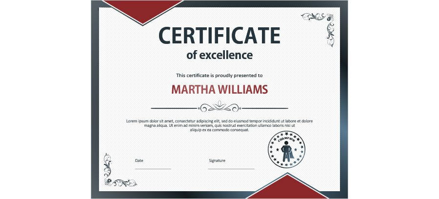 Download Employee Excellence Certificate Template