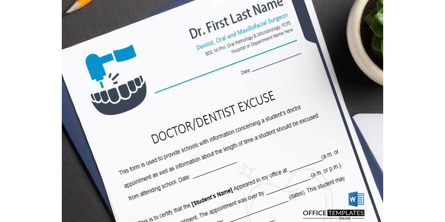 Doctor's Note Template - 12