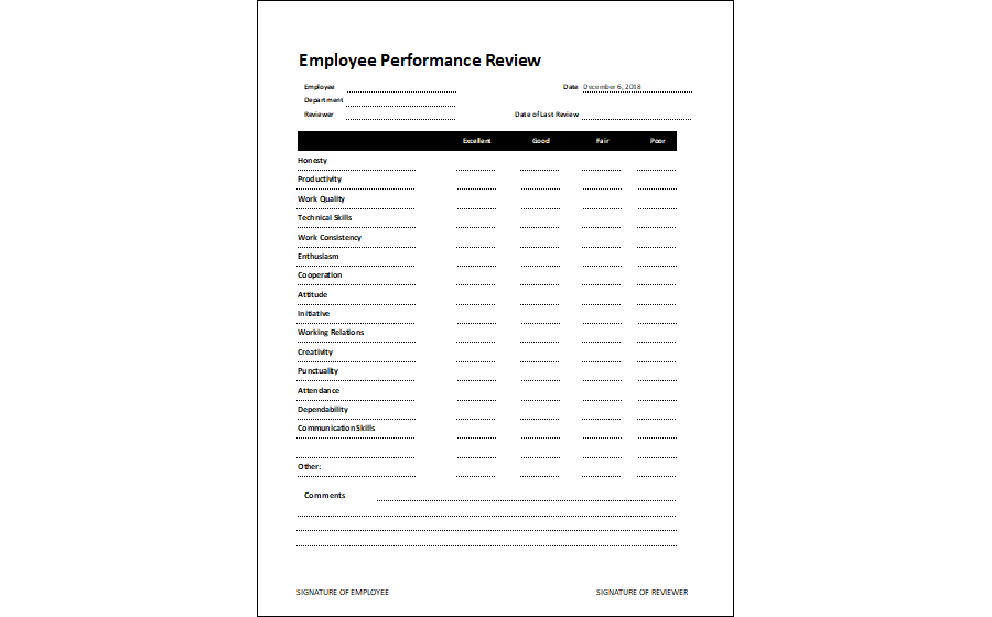 Employee Performance Review