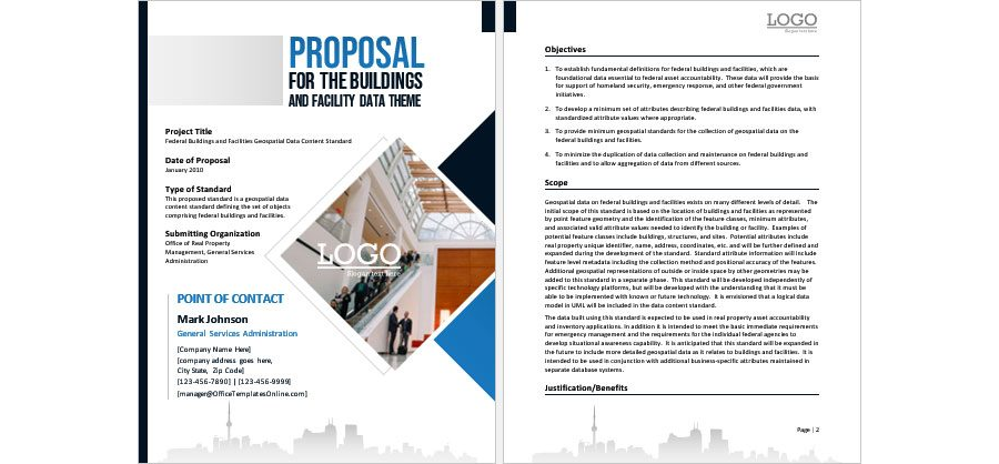 Download Buildings & Facilities Management Service Proposal Template