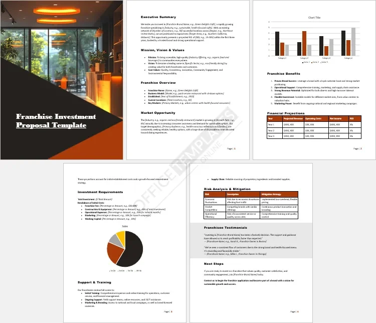 Franchise Investment Proposal Template