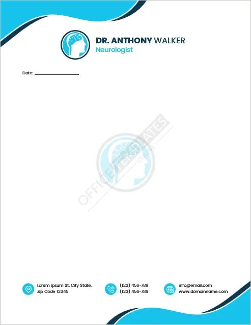 Neurologist Letterhead Template