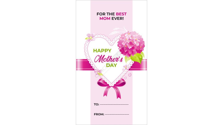 Mother's Day Gift Tag Template