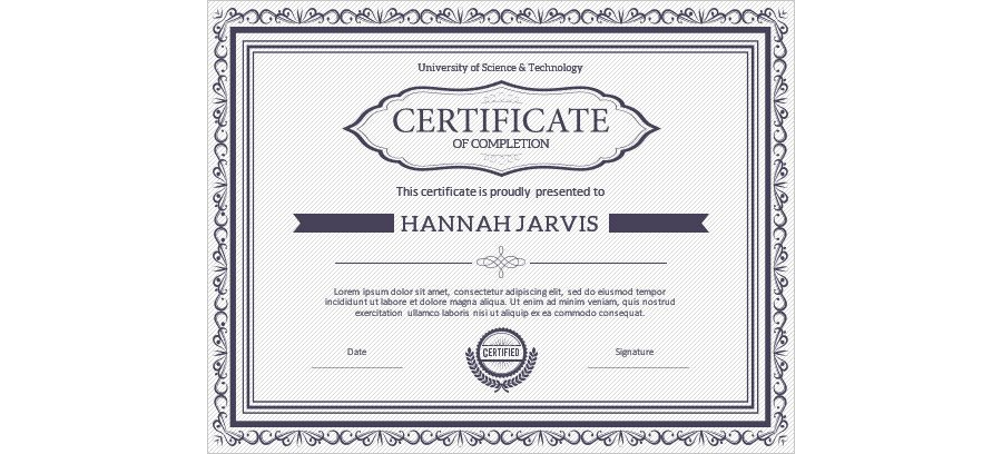 Download Internship Certificate Template