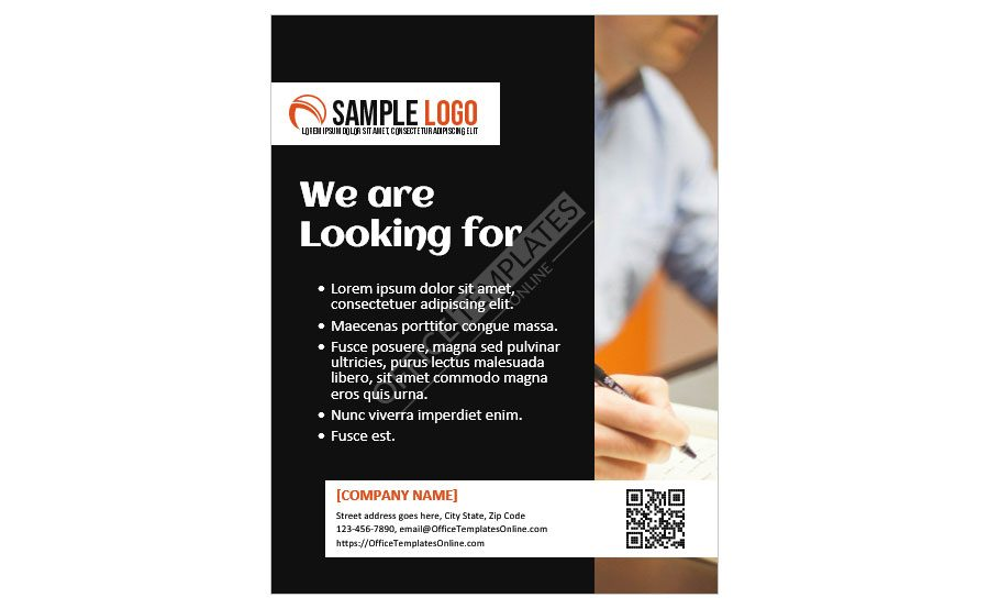 Download MS Word Job Vacancy Announcement Template