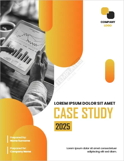 Case Study Cover Page Template