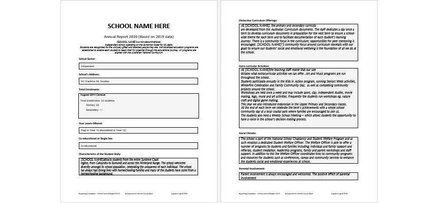 Annual Report Template