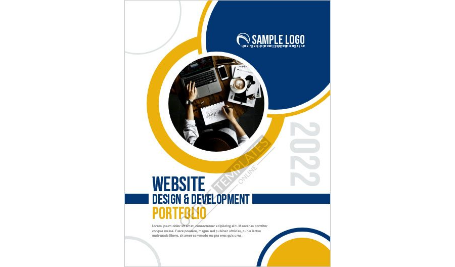 Download Web Design & Development Portfolio Catalog Design