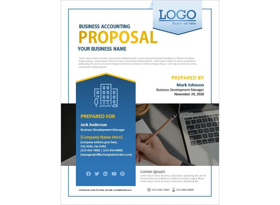 Download Business Accounting Proposal Template