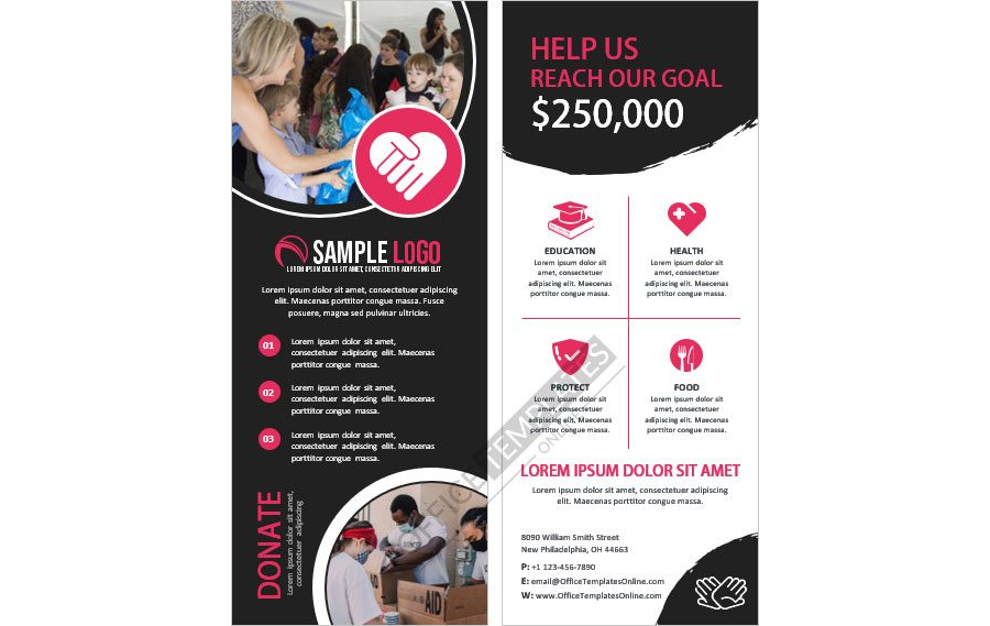 Download Charity/NGO Rack Card Format
