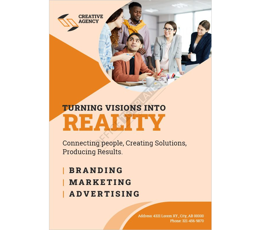 Creative Agency Poster Template