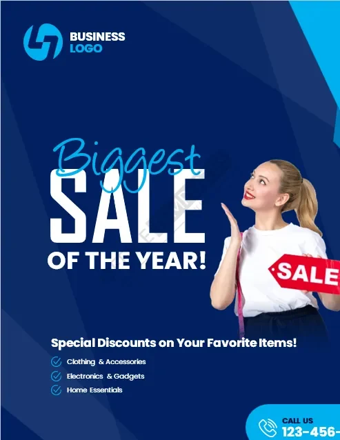Special Discount or Sale Flyer Template