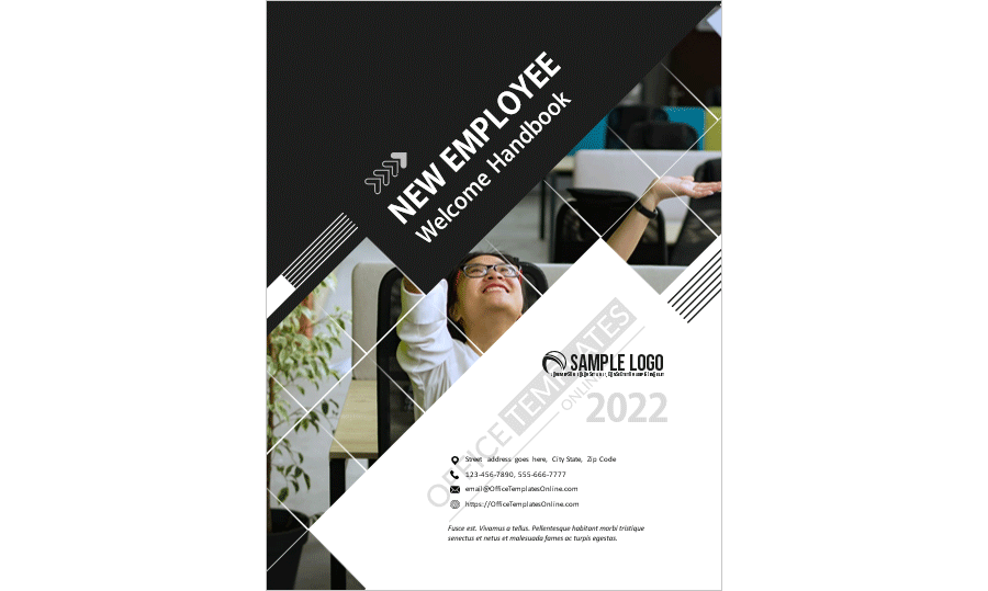 Employee Welcome Handbook Template for Microsoft Word