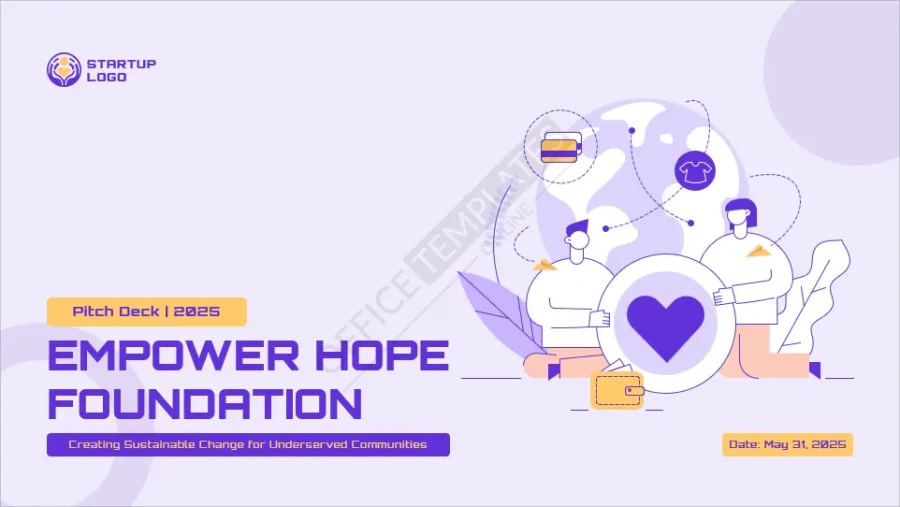 Non-Profit / Social Impact Pitch Deck