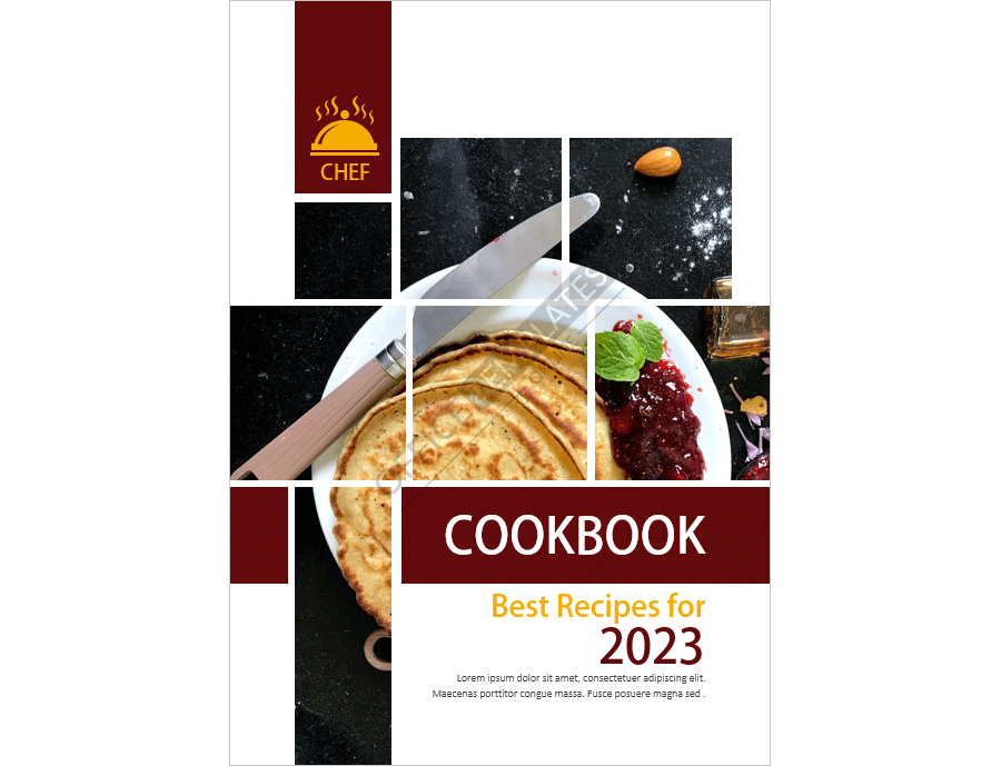 Chef Cookbook Template for MS Word