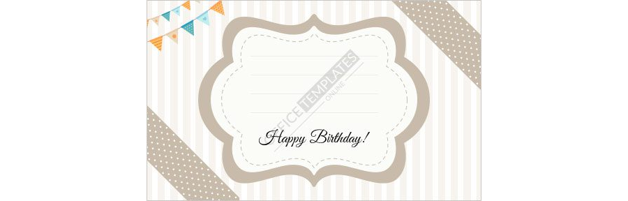 Download Birthday Note Card Design in Microsoft Word