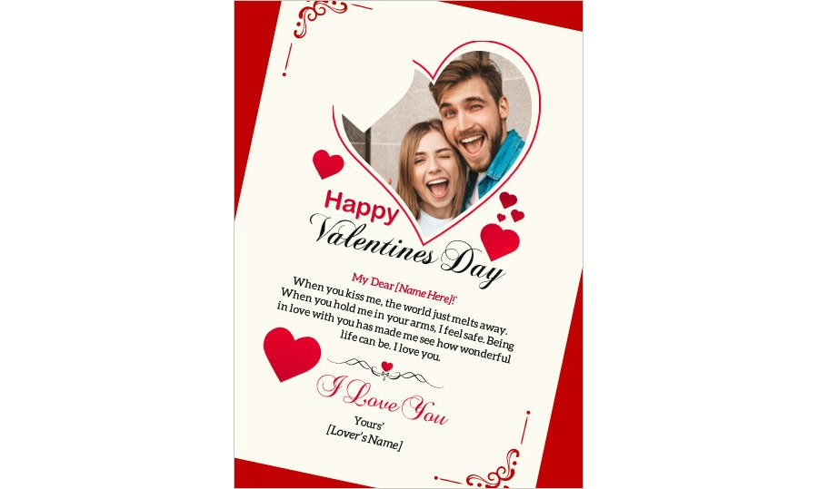 Download Valentine's Day Card Template for Boyfriend in MS Word