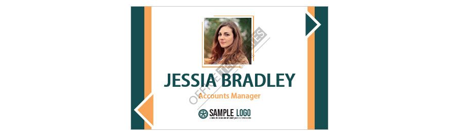 Download Worker ID Badge with Name and Photo in MS Word