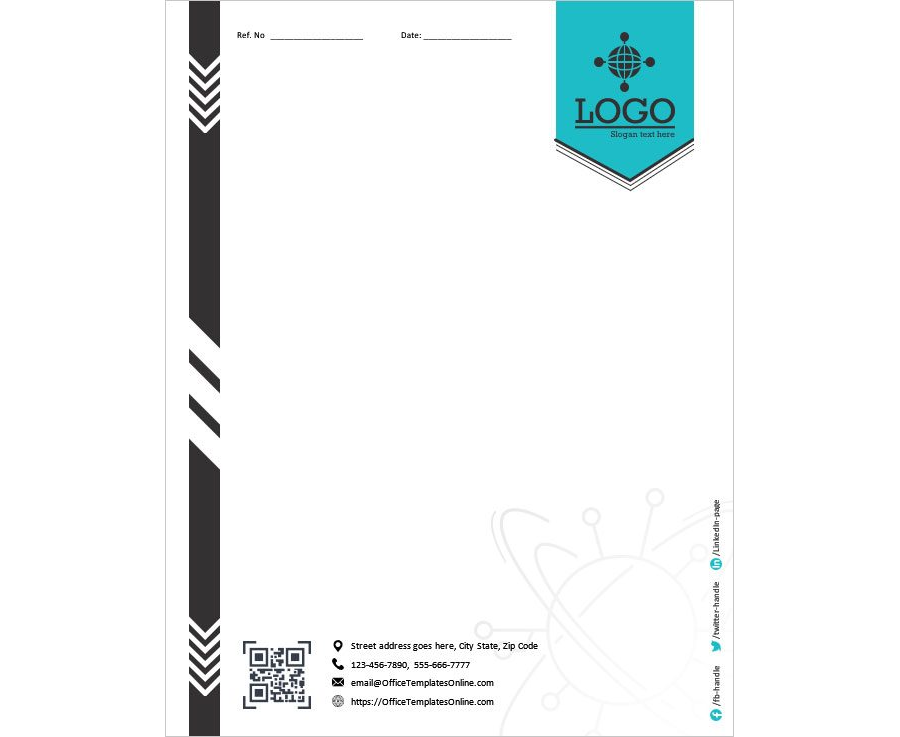 Download Letterhead Template for IT (Information Technology) Company