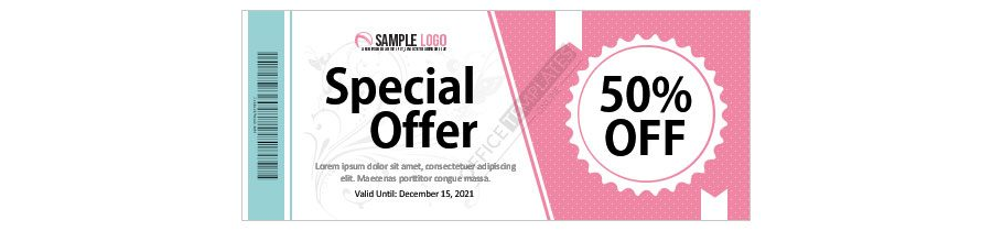 Download Special Offer Discount Coupon Card Template in MS Word