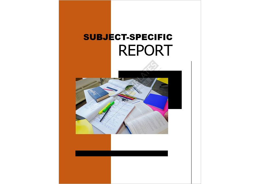 Subject-Specific Report Template