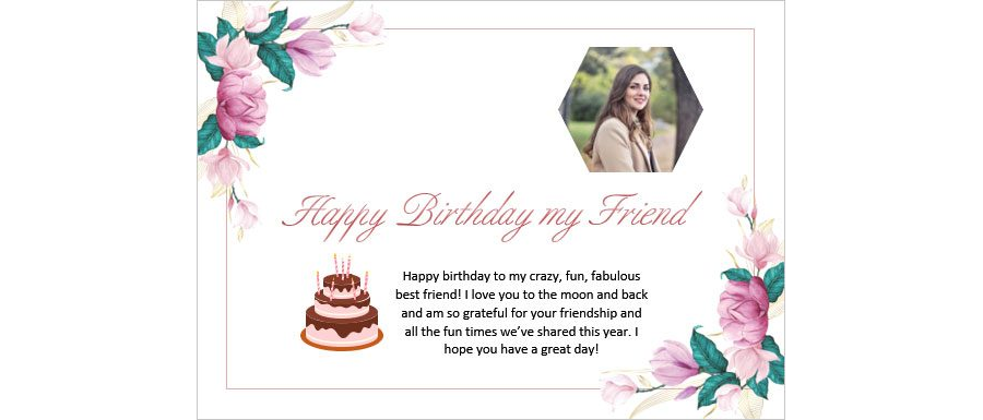 Download Birthday Wish Card for Friend