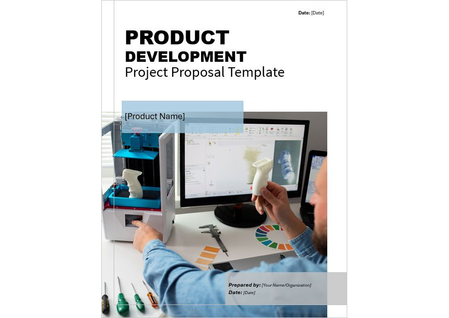 Product Development Project Proposal Template