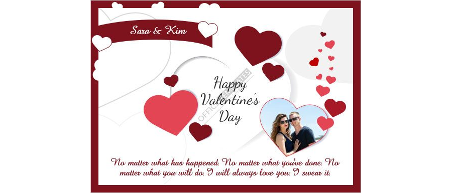 Download Valentine's Day Card for Couple in MS Word