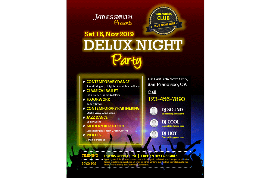 Party Flyer Template