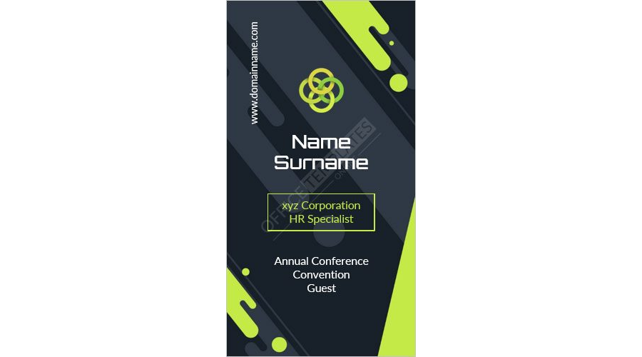 Conference Name Tag Template