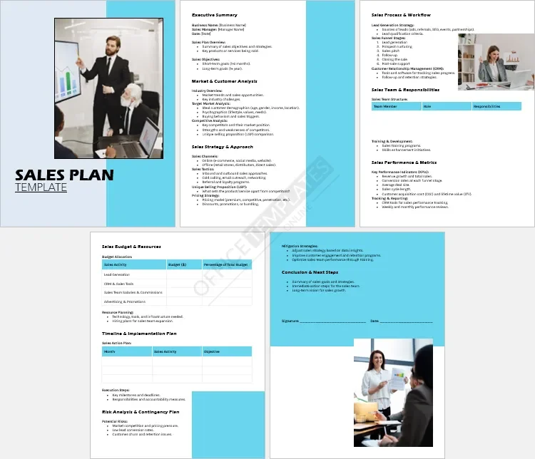 Sales Plan Template
