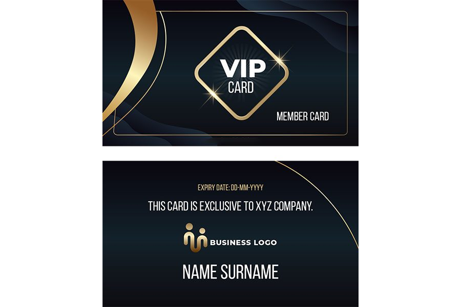 VIP Membership Card Template