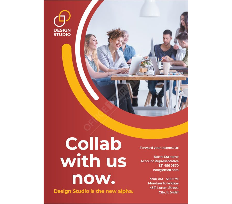 Amplify Advertising Impact with Our Ad Agency Poster Template