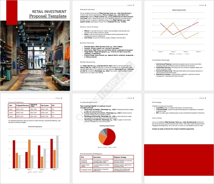Retail Investment Proposal Template