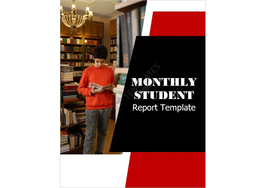 Monthly Student Report Template