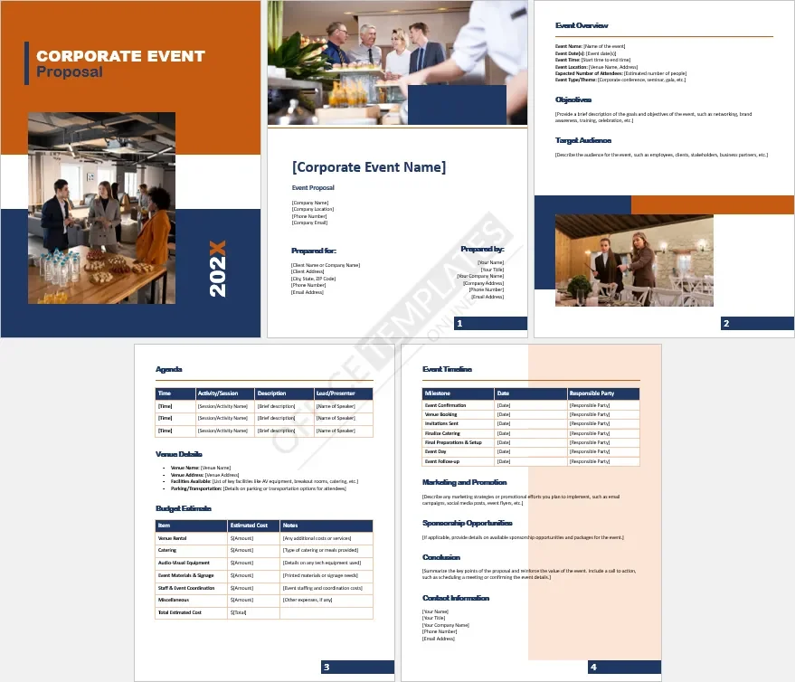 Corporate Event Proposal Template