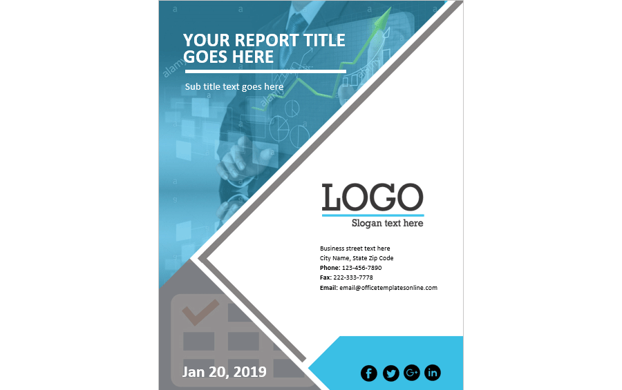 MS Word Business Report Template - 5 Pages
