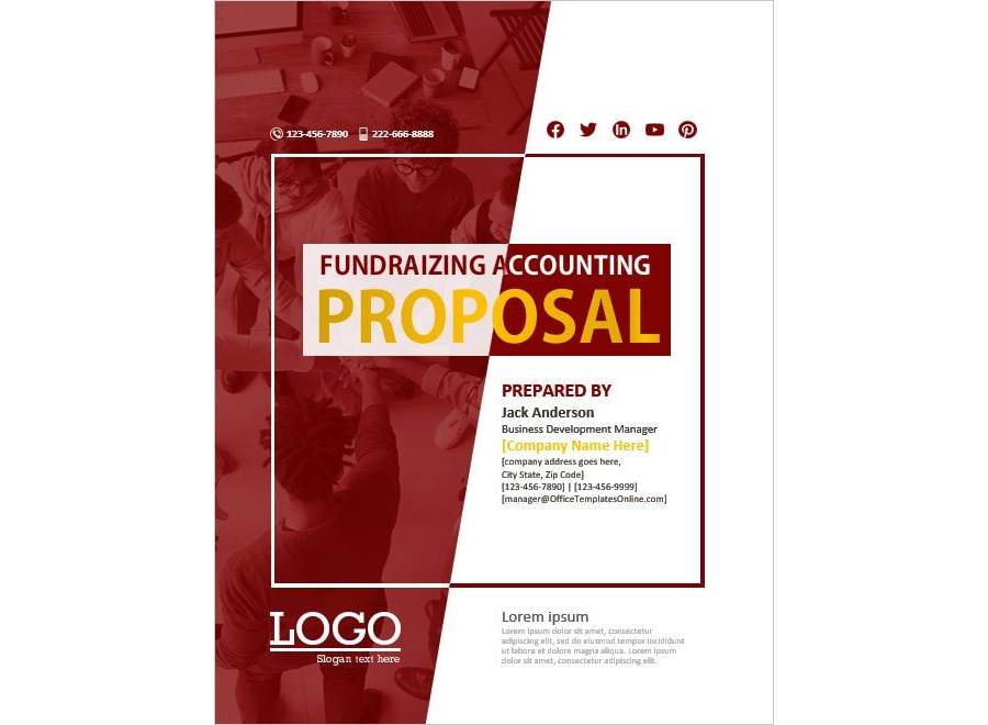 Download School Fundraising Accounting Proposal Template