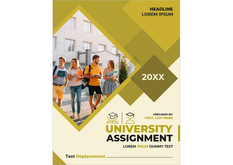Cover Page Template for University Assignments - 02