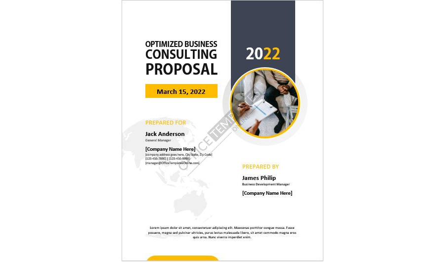 Download Business Consulting Proposal Template for MS Word