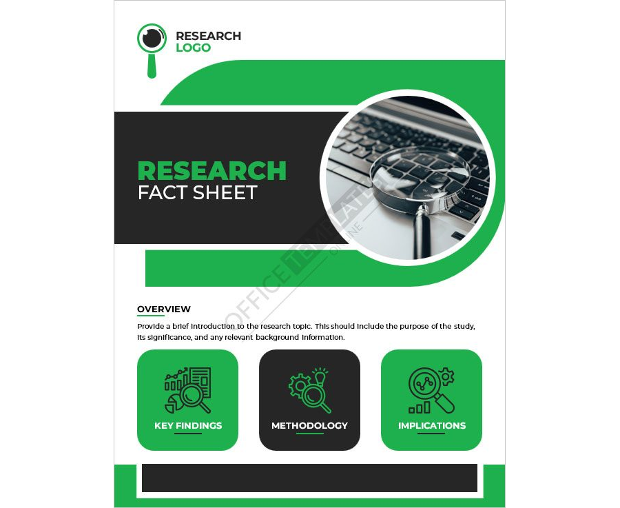 Research Fact Sheet Template
