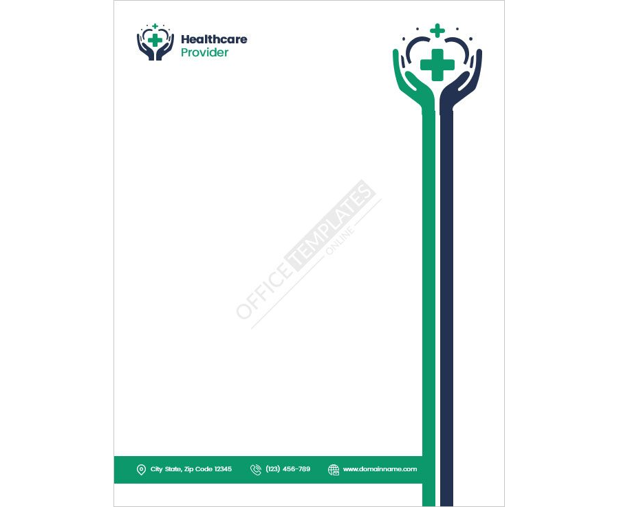 Healthcare Provider Letterhead Template